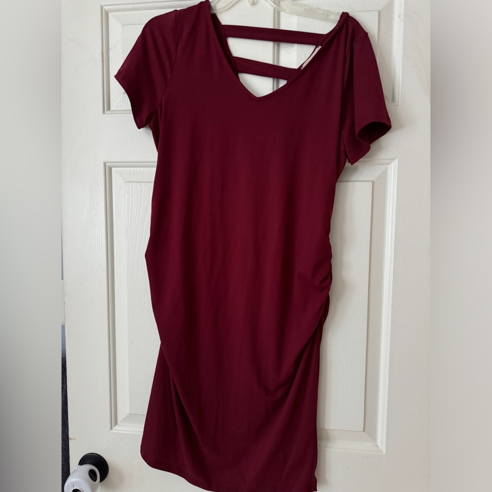 Stitch Fix maroon Maternity Dress XL